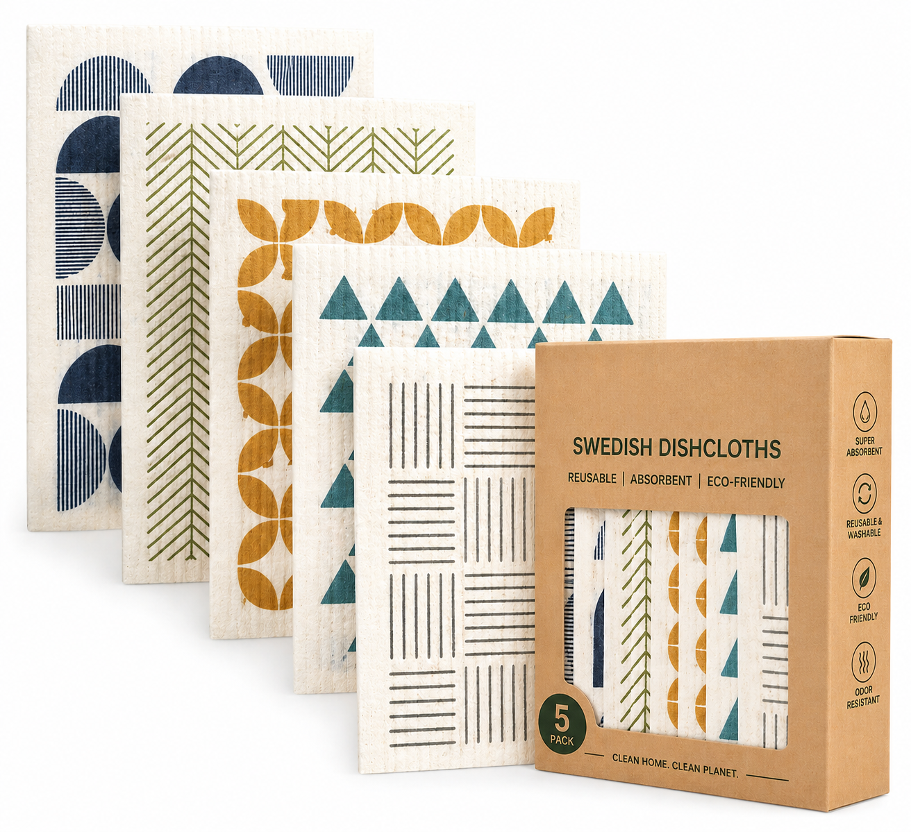 swedish dishcloth reusable towels